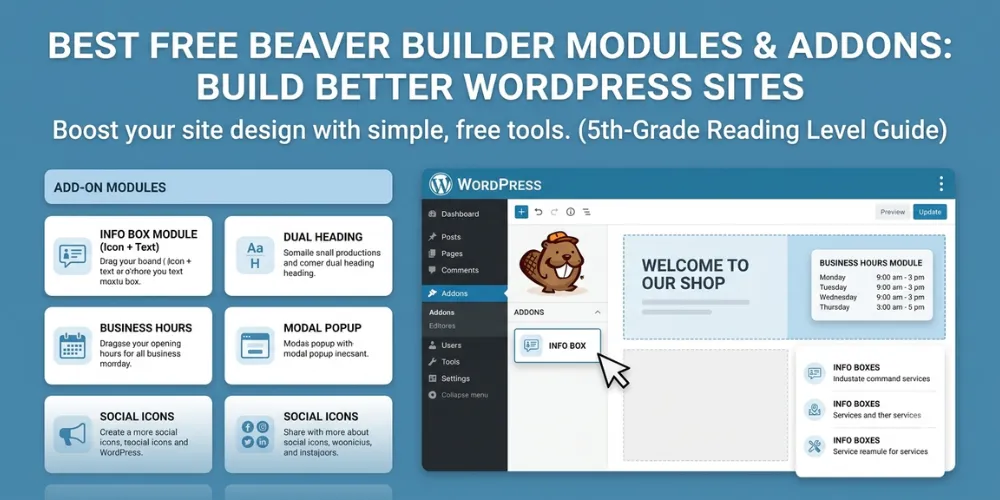Best free Beaver Builder modules and addons