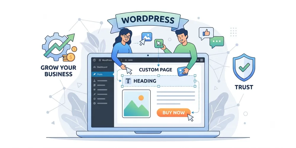 How to build a custom landing page in WordPress