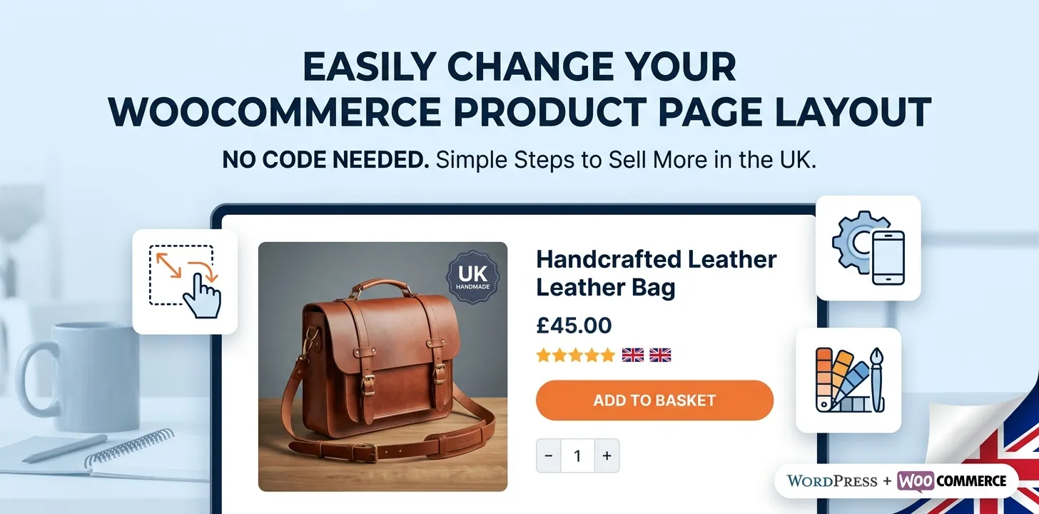 How to change woocommerce single product page layout