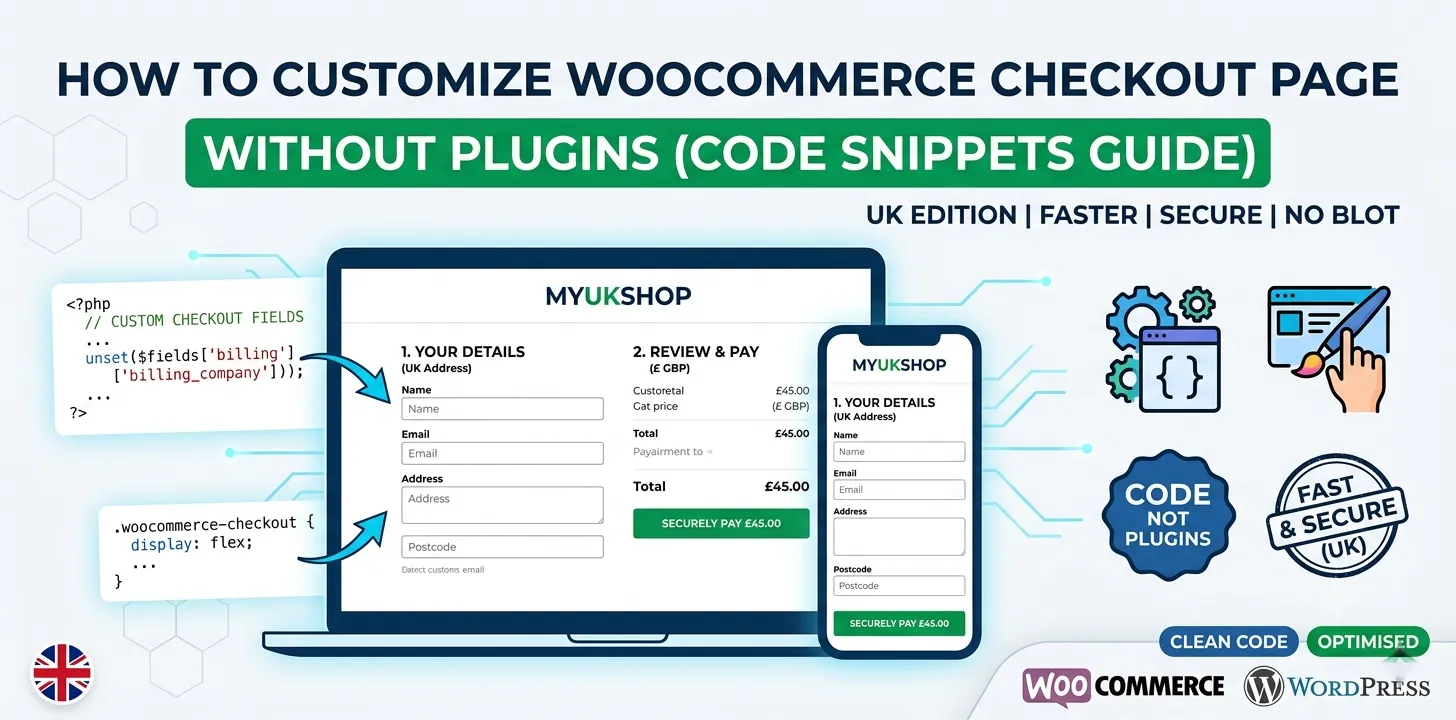 How to customize woocommerce checkout page without plugin