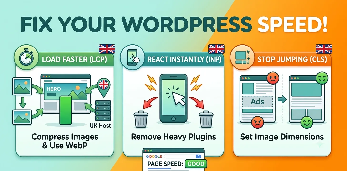 How to fix core web vitals issues in WordPress