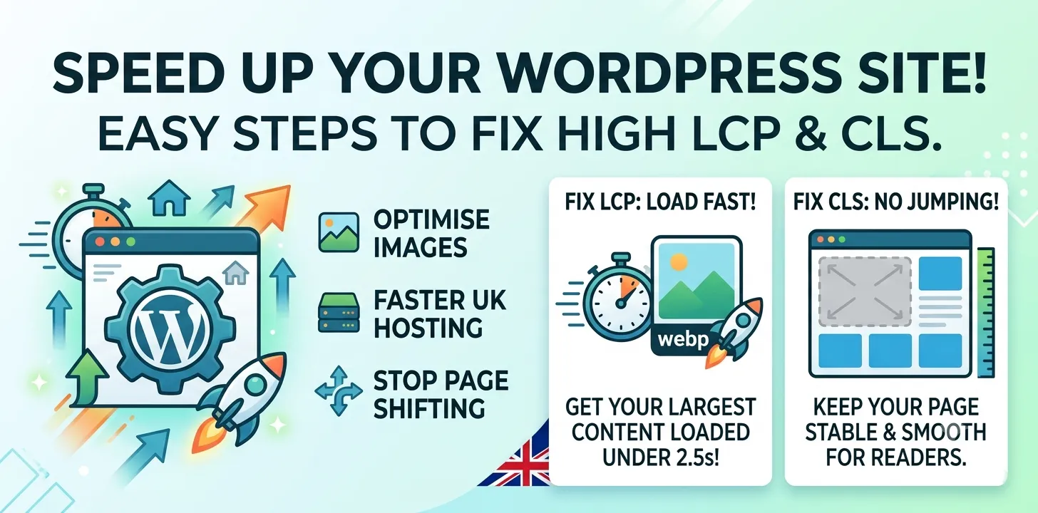 How to fix high LCP and CLS in WordPress
